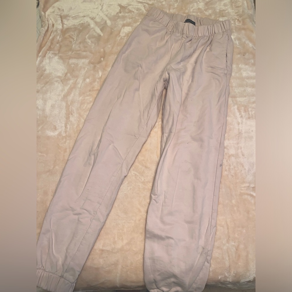Baby pink coquette Brandy Melville sweatpants